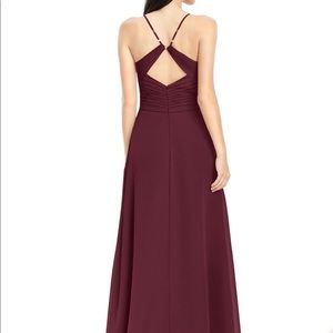 Azazie Haleigh Cabernet Bridesmaid Dress